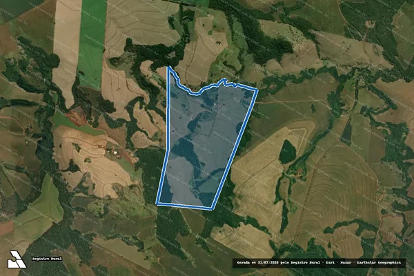 Imagem de satélite de Lote 106 - Lote 106 em Tamarana - PR