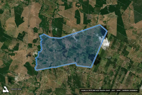 Imagem de satélite de PROJETO DE ASSENTAMENTO FLORESTA I - P. A. Floresta I-Perímetro em Amarante do Maranhão - MA