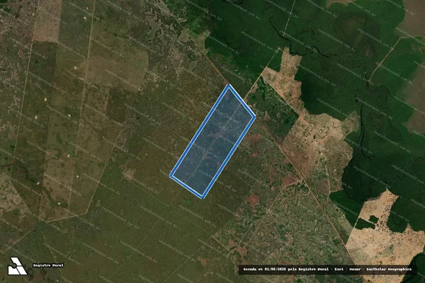 Imagem de satélite de FAZENDA BACURI - Mat. 404 ? Área B em Vila Bela da Santíssima Trindade - MT