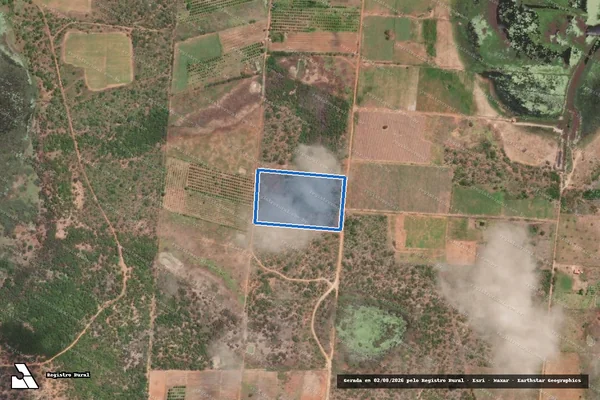 Imagem de satélite de Fazenda Cachoeirinha III - Lote 30 em Sento Sé - BA
