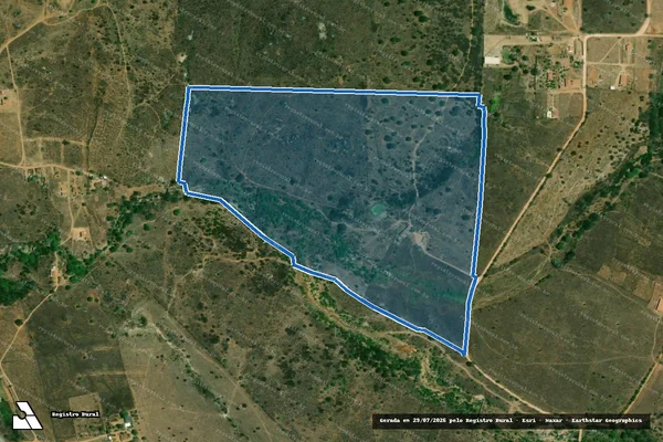 Imagem de satélite de FAZENDA SÃO JOSÉ ? LUGAR LAGOA DO TOMAZ - FAZENDA SÃO JOSÉ em Riacho das Almas - PE