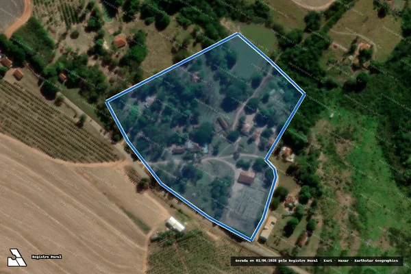 Imagem de satélite de Fazenda do Suco Gleba A1-A - Faz do Suco Gleba A1A-A em Colina - SP