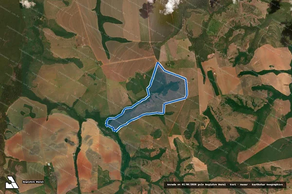 Imagem de satélite de Fazenda Coração - Parcela 1 em General Carneiro - MT