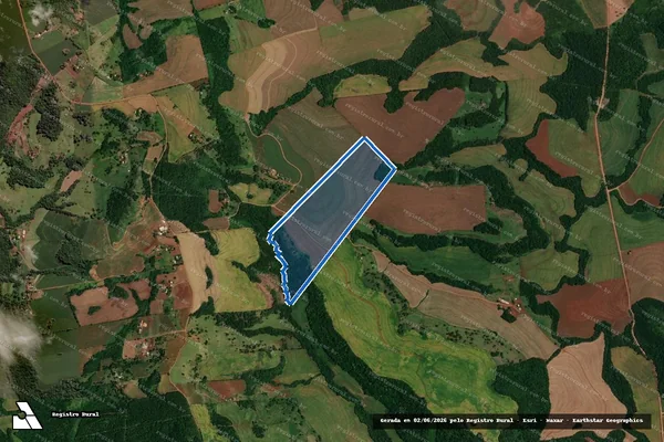 Imagem de satélite de FAZENDA TOLEDO ? 2.273 - FAZENDA TOLEDO ? 2.273 em Santa Tereza do Oeste - PR