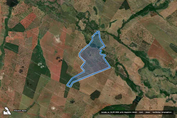 Imagem de satélite de FAZENDA TANQUE - PARTE 1 em Santa Vitória - MG