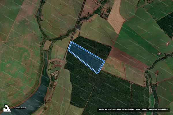 Imagem de satélite de FAZENDA SANTA MARIA - Gleba B3 em Iepê - SP
