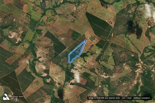 Imagem de satélite de SÍTIO CAPÃO BONITO - Parcela 1 em Abaeté - MG