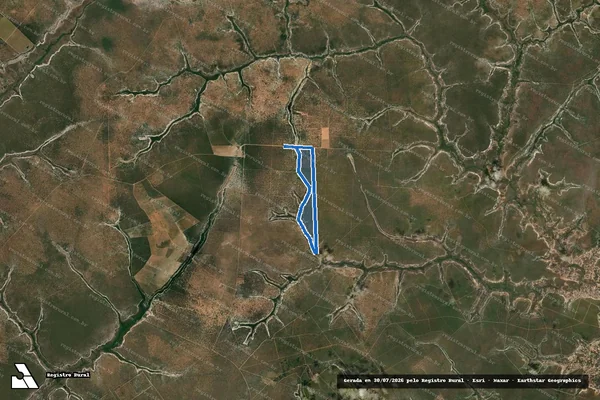 Imagem de satélite de FAZENDA LOS ANGELES - Parte 2 em Urucuia - MG