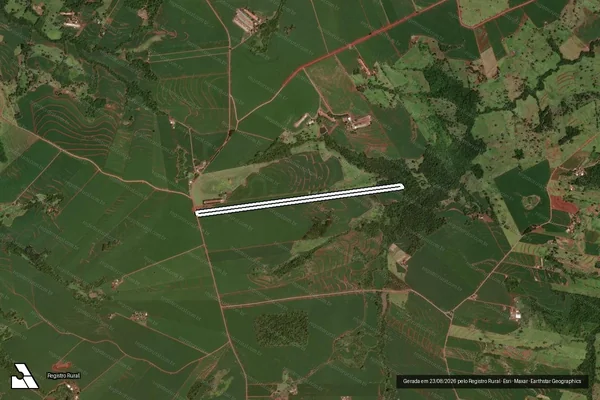 Imagem de satélite de Parte 1 ? Lote 87 (subdivisão), do "Bairro Perobal", Gl. Rio Verde-2 - Parte 1 ? Lote  87 (subdivisão), do "Bairro Perobal", Gl. Rio Verde-2 em Formosa do Oeste - PR