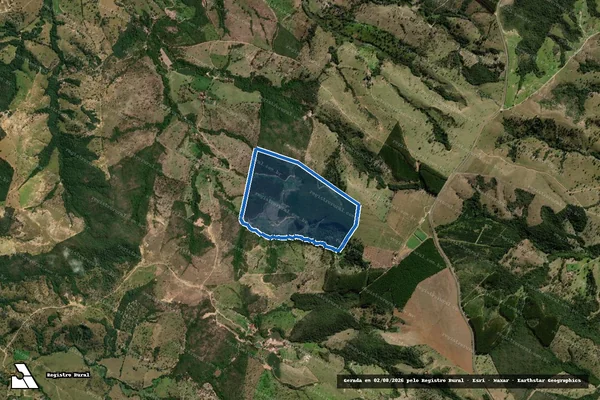 Imagem de satélite de FAZENDA VARGEM GRANDE 2 - Parte 1 em Bom Despacho - MG