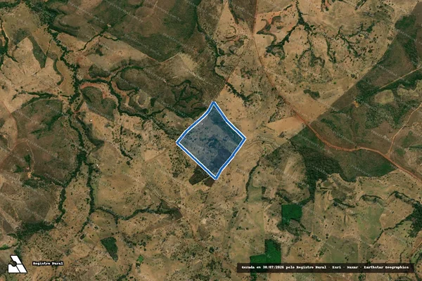 Imagem de satélite de Sítio Cinco Irmãos - Sítio Cinco Irmãos em Campinápolis - MT