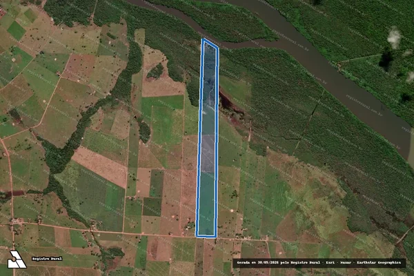 Imagem de satélite de PROJETO DE ASSENTAMENTO AVAÍ - LOTE 107 / Parcela 1