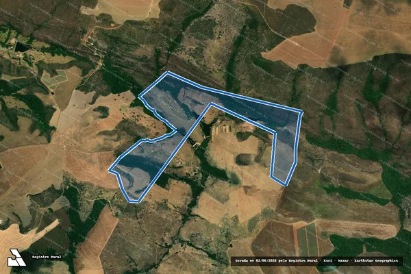 Imagem de satélite de FAZENDA CONGONHAS DO SÃO LOURENÇO - 001 em Corumbá de Goiás - GO