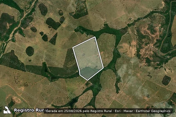 Imagem de satélite de Fazenda São Jorge - Parte 1 em São Gabriel do Oeste - MS