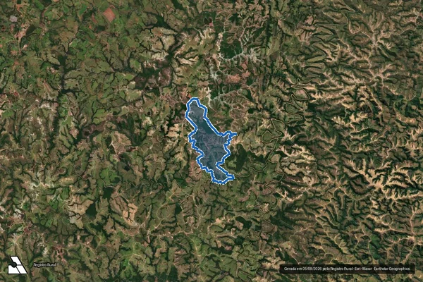 Imagem de satélite de Fazenda Funchal de Baixo - Parcela 1 em São Gotardo - MG