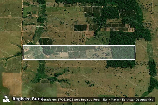 Imagem de satélite de São Miguel do Guaporé - LOTE 34-C