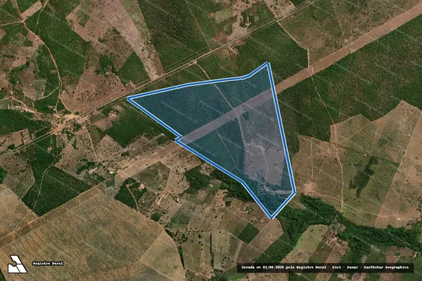 Imagem de satélite de FAZENDA PAIVA - REMANESCENTE em Grajaú - MA