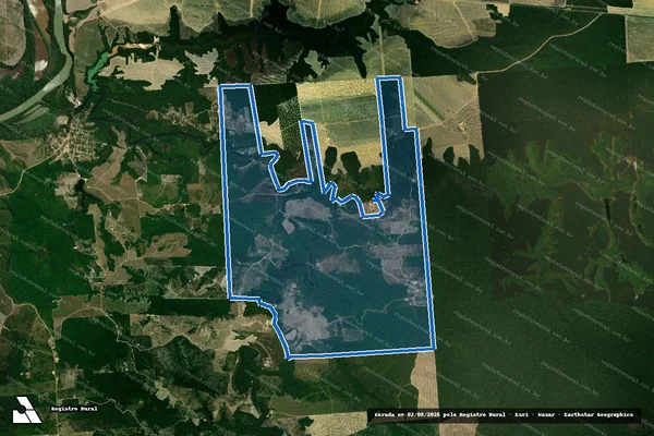 Imagem de satélite de Fazenda Independência - Parte 1 em Paragominas - PA