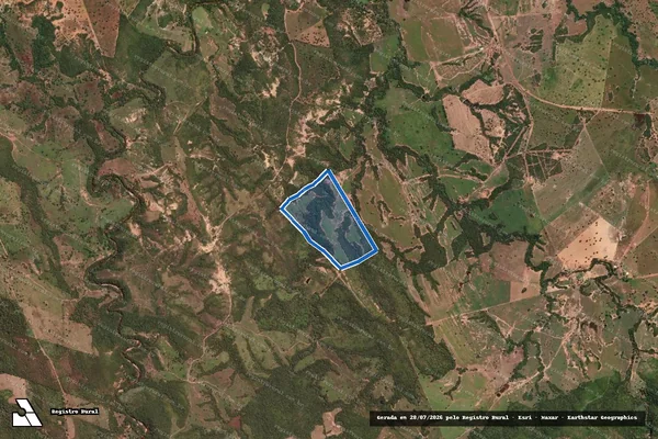 Imagem de satélite de FAZENDA CONFINS E LOGRADOURO - 001 em Riachinho - MG