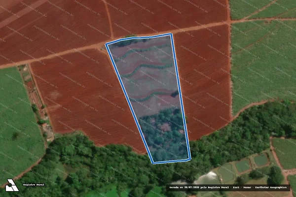 Imagem de satélite de FAZENDA TANQUINHO - Parte 1 em Macatuba - SP