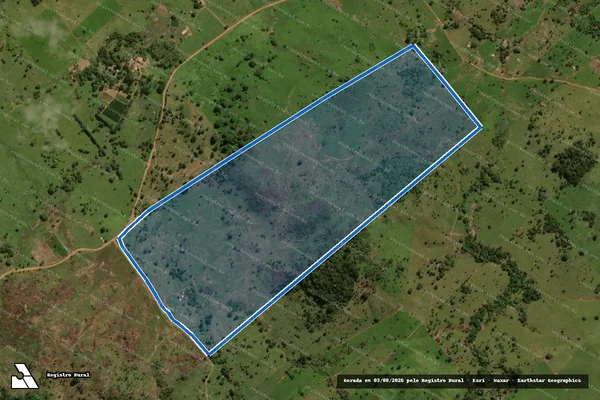 Imagem de satélite de Lote 59 do Setor l do PF Jaru Ouro Preto, Seringal Curralinho - PARCELA 01 em Jaru - RO