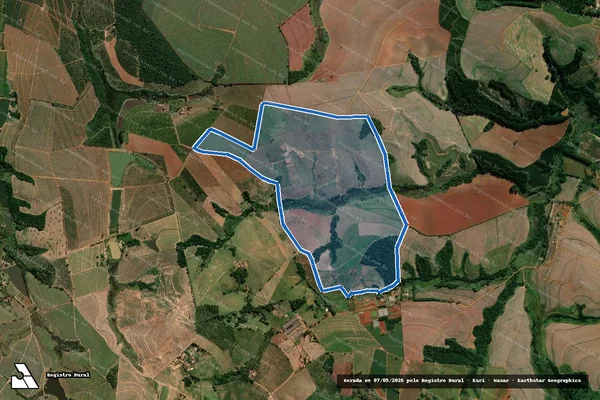 Imagem de satélite de FAZENDA PINTAS - FAZENDA PINTAS em Itapira - SP