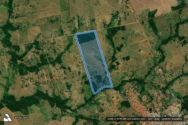 Imagem de satélite de Estância Nogueira II em Mirassol d'Oeste - MT