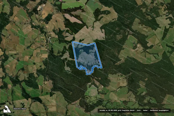 Imagem de satélite de PARTE DA FAZENDA SANTA ROSA - Parte 1 em Mangueirinha - PR