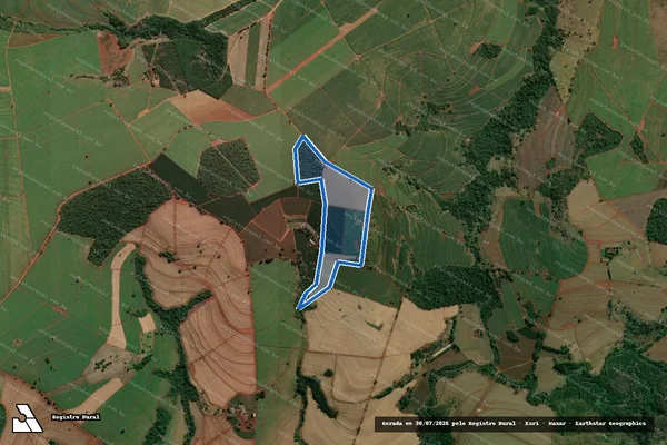 Imagem de satélite de FAZENDA SANTA TEREZINHA - FAZENDA SANTA TEREZINHA em São José da Bela Vista - SP