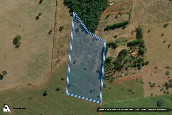 Imagem de satélite de FAZENDA RIO PRETO, LUGAR DENOMINADO MOTAS - Gleba 2 - Parte B em Abadia dos Dourados - MG