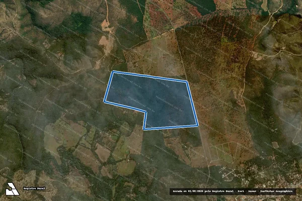 Imagem de satélite de FAZENDA DO TAQUARIL  - Parte 1 em Santana do Riacho - MG