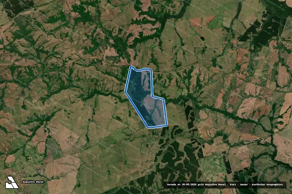 Imagem de satélite de Fazenda Banheiro / Gleba D em Arroio Grande - RS