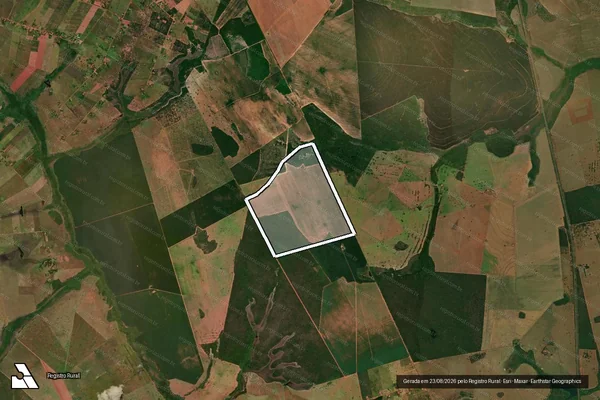 Imagem de satélite de Fazenda Vai Quem Quer - Fazenda Vai Quem Quer em Nova Alvorada do Sul - MS