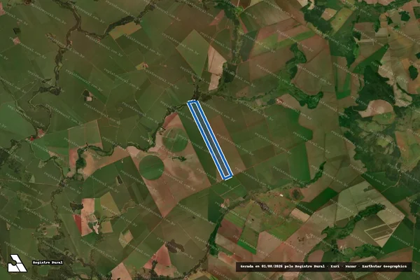 Imagem de satélite de Faz Guarirobinha - PARTE 1 em Sidrolândia - MS