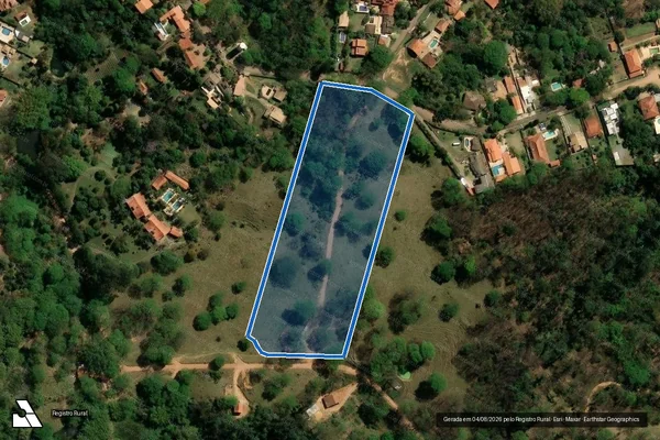 Imagem de satélite de Lote 12, Loteamento Recanto dos Sonhos - Lote 12 em Vinhedo - SP