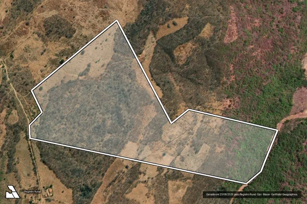 Imagem de satélite de FAZENDA MORRO - Parte 1 em São Francisco - MG