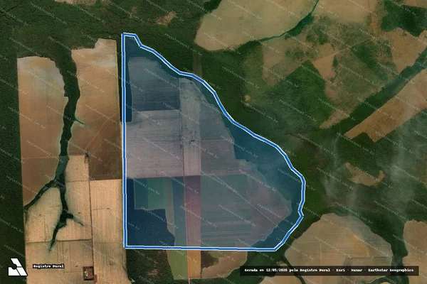 Imagem de satélite de Fazenda Monte Cristo - Fazenda Monte Cristo em São Félix do Araguaia - MT