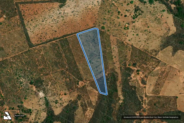 Imagem de satélite de Fazenda Santa Helena - PARCELA 24 em Mirabela - MG