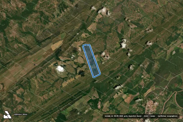 Imagem de satélite de FAZENDA LAGOA AZUL em Diamantino - MT
