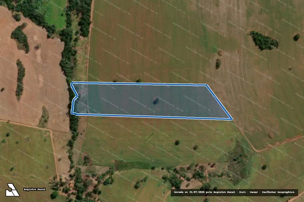 Imagem de satélite de FAZENDA BOA VISTA - Parcela 1 em Piracanjuba - GO