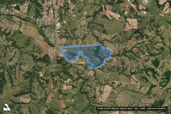Imagem de satélite de Fazenda da Claudia - Parcela 1 em Porto Feliz - SP