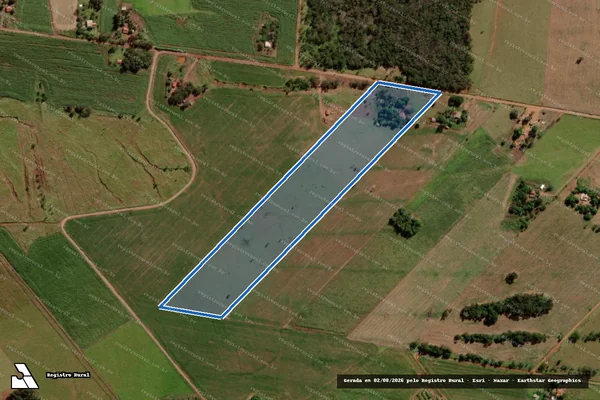 Imagem de satélite de Lote 282 - Projeto de Assentamento Eldorado I - Lote  282 em Sidrolândia - MS