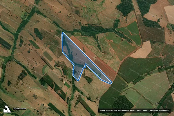 Imagem de satélite de ESTÂNCIA RINCÃO FLORIDO - Parcela 1 em Tanabi - SP