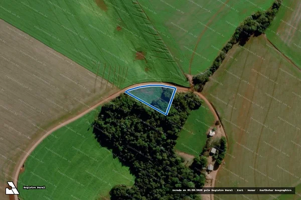 Imagem de satélite de PE Novo Horizonte - LOTE 18 B em Chiapetta - RS