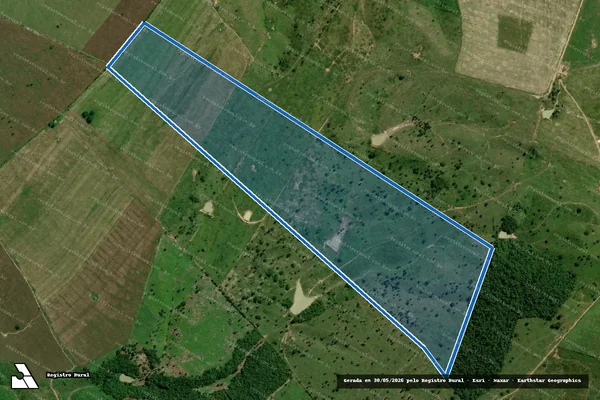 Imagem de satélite de FAZENDA SÃO FRANCISCO - Parcela 1 em Bom Jesus das Selvas - MA
