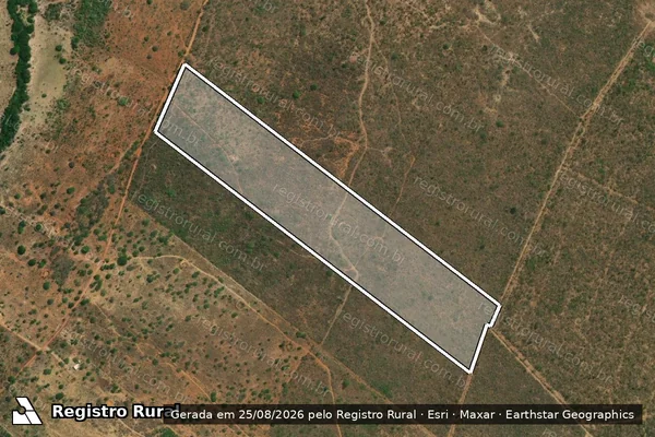 Imagem de satélite de Fazenda Chapada - Gleba 2-E em Jequitaí - MG