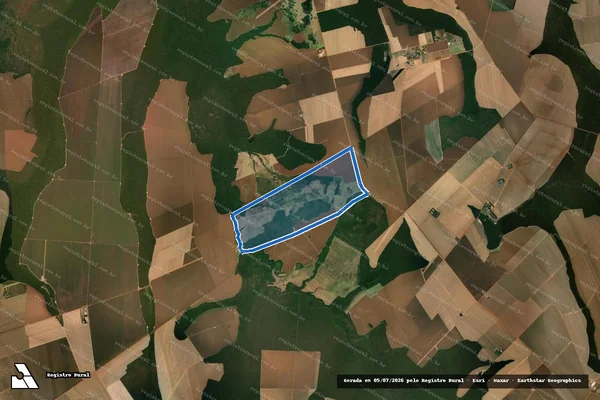 Imagem de satélite de FAZENDA SUCURI em Nova Mutum - MT