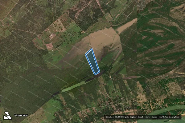 Imagem de satélite de FAZENDAS ITAPIRAÇABA, PANDEIROS E CANABRAVA - Gleba 01A em Januária - MG