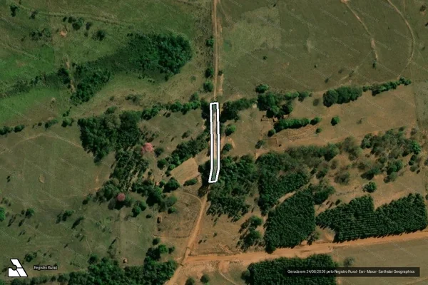 Imagem de satélite de Fazenda Jacuba - ESTRADA em Arealva - SP