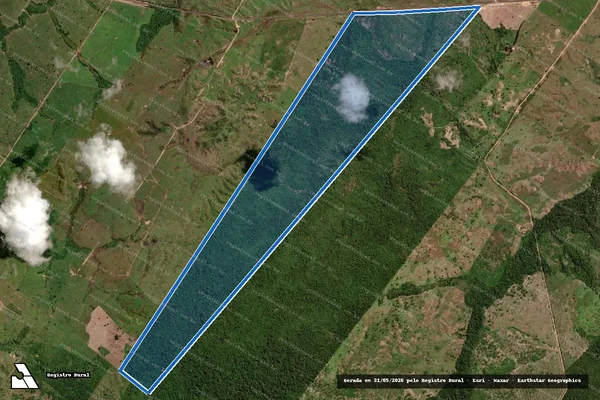 Imagem de satélite de FAZENDA IPÊ - ÁREA 01 em Araguaína - TO